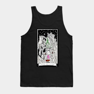 The Five of Cups - The Tarot Restless Tank Top